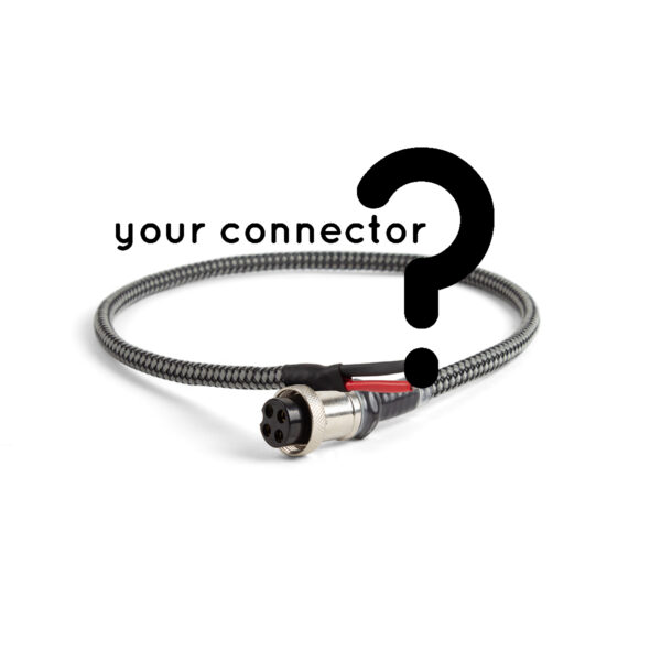 L2-S cable, 50cm, GX16-4 to custom connector